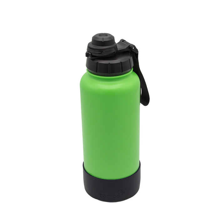 Tembottle Trisolation – Dreifach Isolierte Edelstahlflasche in Grün - 1000ml