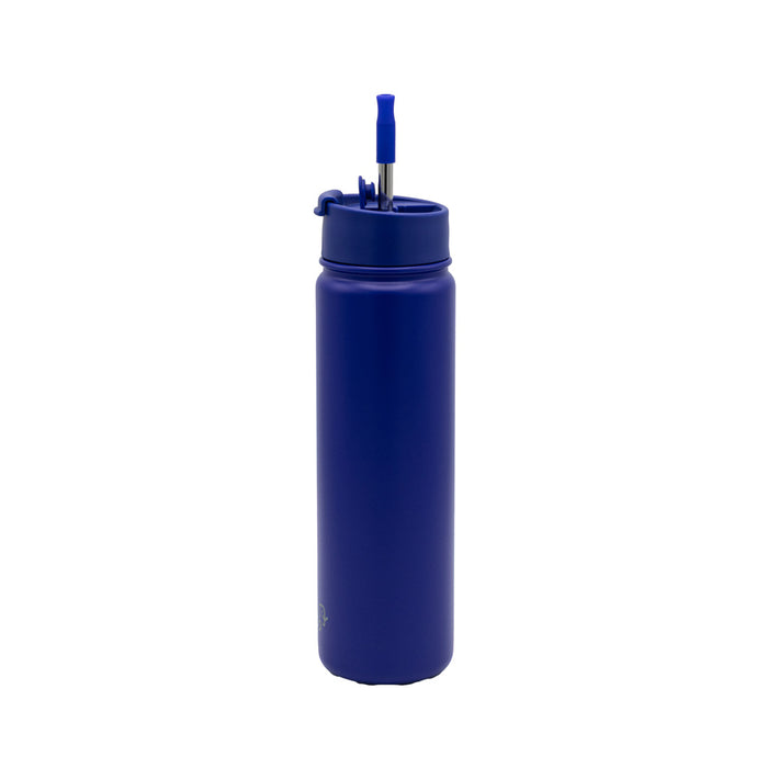 Tembottle Trisolation – Dreifach Isolierte Edelstahlflasche in Dunkelblau - 650ml