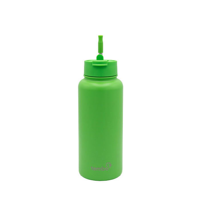 Tembottle Trisolation – Dreifach Isolierte Edelstahlflasche in Grün - 1000ml