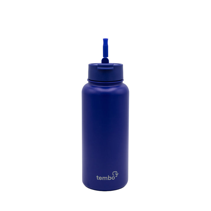 Tembottle Trisolation – Dreifach Isolierte Edelstahlflasche in Dunkelblau - 1000ml