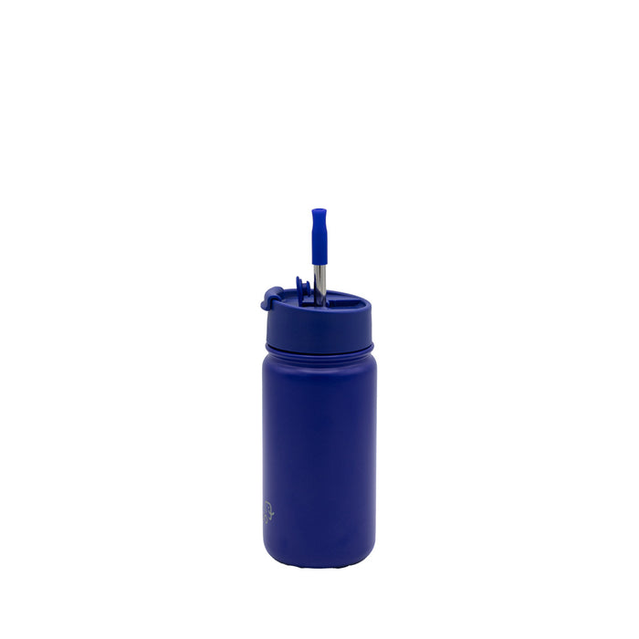 Tembottle Trisolation – Dreifach Isolierte Edelstahlflasche in Dunkelblau - 450ml