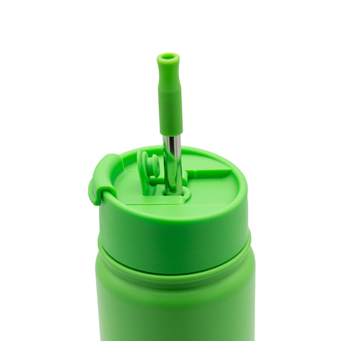 Tembottle Trisolation – Dreifach Isolierte Edelstahlflasche in Grün - 450ml