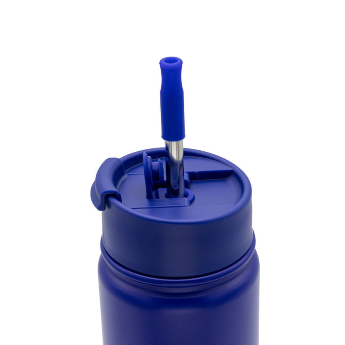 Tembottle Trisolation – Dreifach Isolierte Edelstahlflasche in Dunkelblau - 650ml