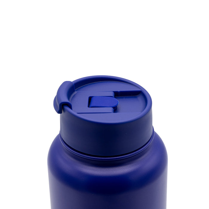 Tembottle Trisolation – Dreifach Isolierte Edelstahlflasche in Dunkelblau - 1000ml