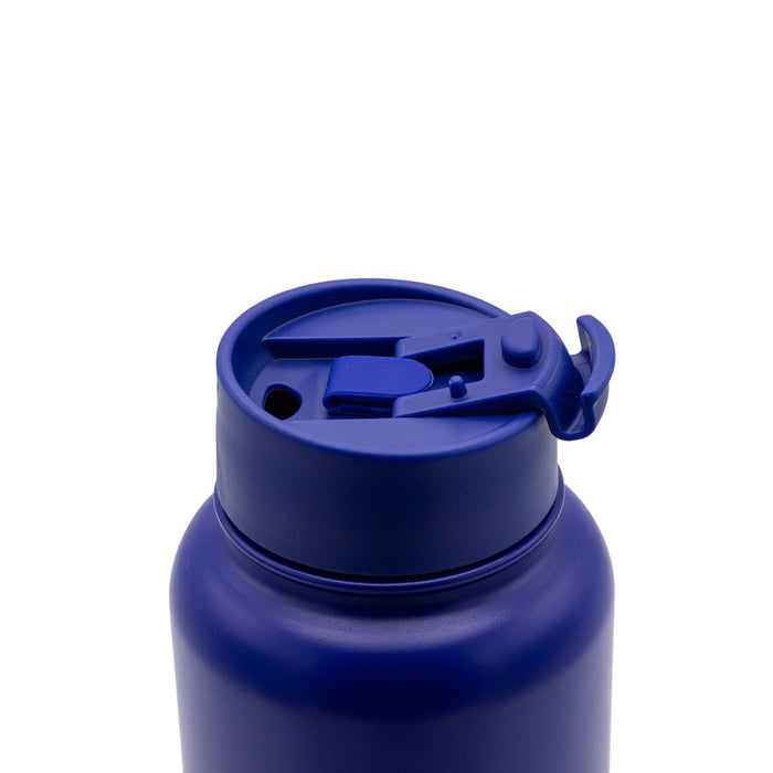 Tembottle Trisolation – Dreifach Isolierte Edelstahlflasche in Dunkelblau - 1000ml