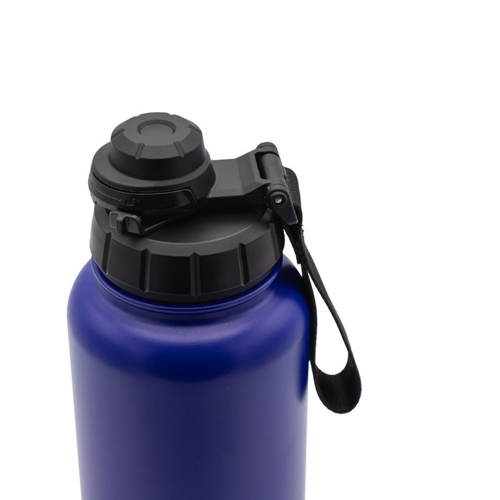 Tembottle Trisolation – Dreifach Isolierte Edelstahlflasche in Dunkelblau - 1000ml