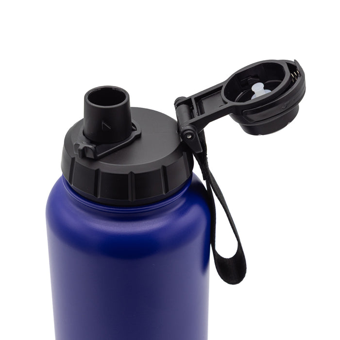 Tembottle Trisolation – Dreifach Isolierte Edelstahlflasche in Dunkelblau - 1000ml