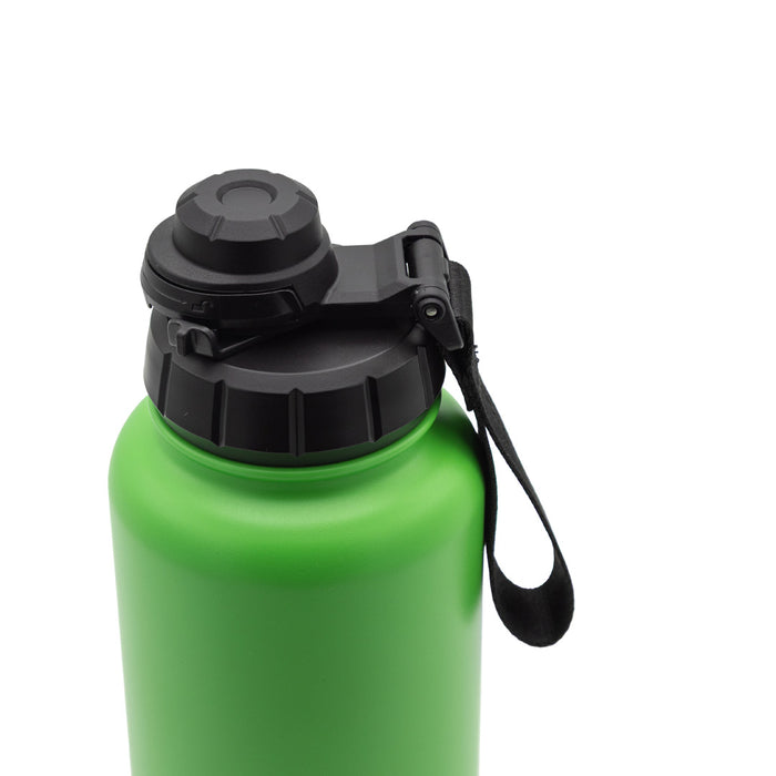Tembottle Trisolation – Dreifach Isolierte Edelstahlflasche in Grün - 1000ml