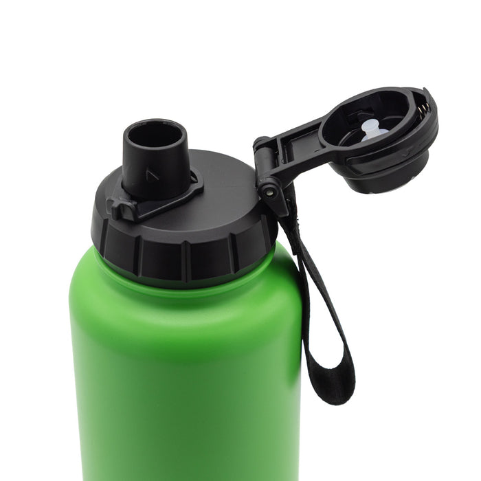 Tembottle Trisolation – Dreifach Isolierte Edelstahlflasche in Grün - 1000ml