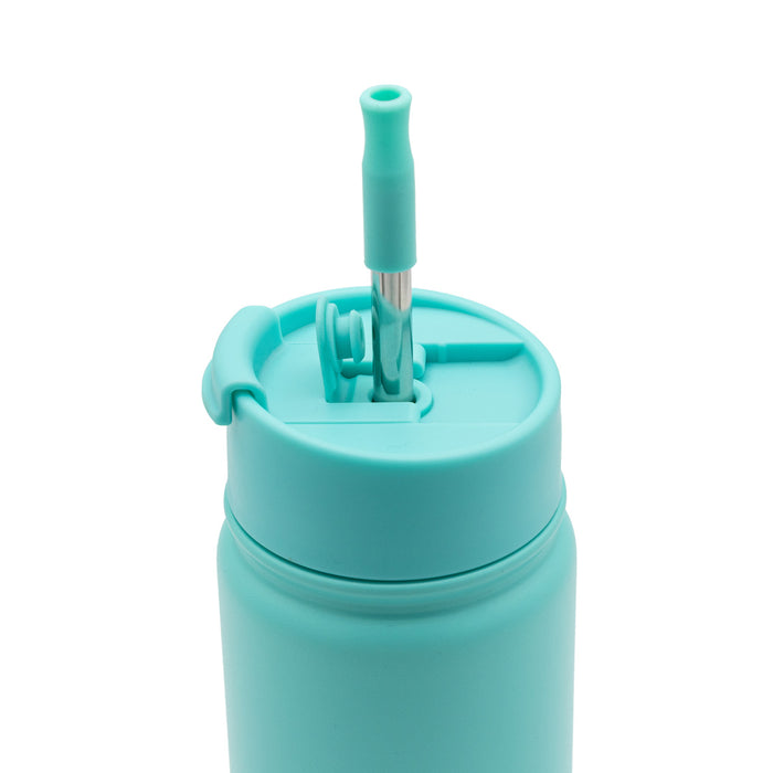 Tembottle Trisolation – Dreifach Isolierte Edelstahlflasche in Türkis - 450ml
