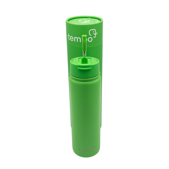 Tembottle Trisolation – Dreifach Isolierte Edelstahlflasche in Grün - 650ml