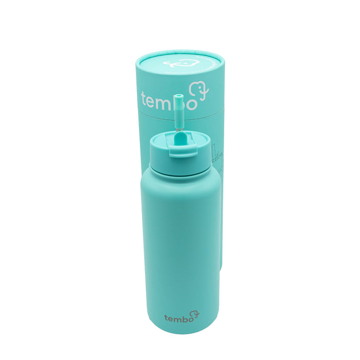 Tembottle Trisolation – Dreifach Isolierte Edelstahlflasche in Türkis - 1000ml