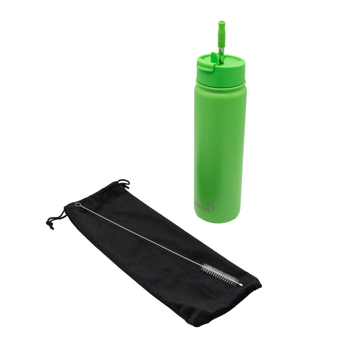 Tembottle Trisolation – Dreifach Isolierte Edelstahlflasche in Grün - 650ml