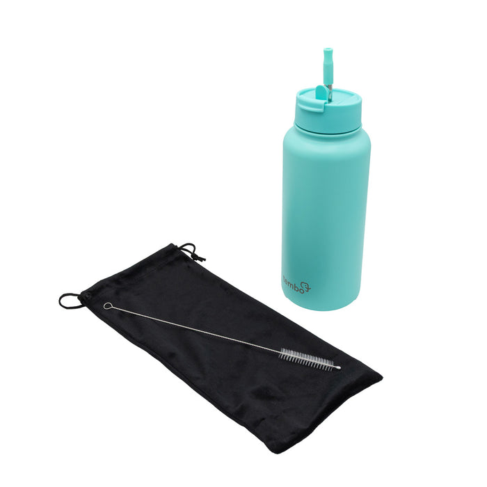 Tembottle Trisolation – Dreifach Isolierte Edelstahlflasche in Türkis - 1000ml