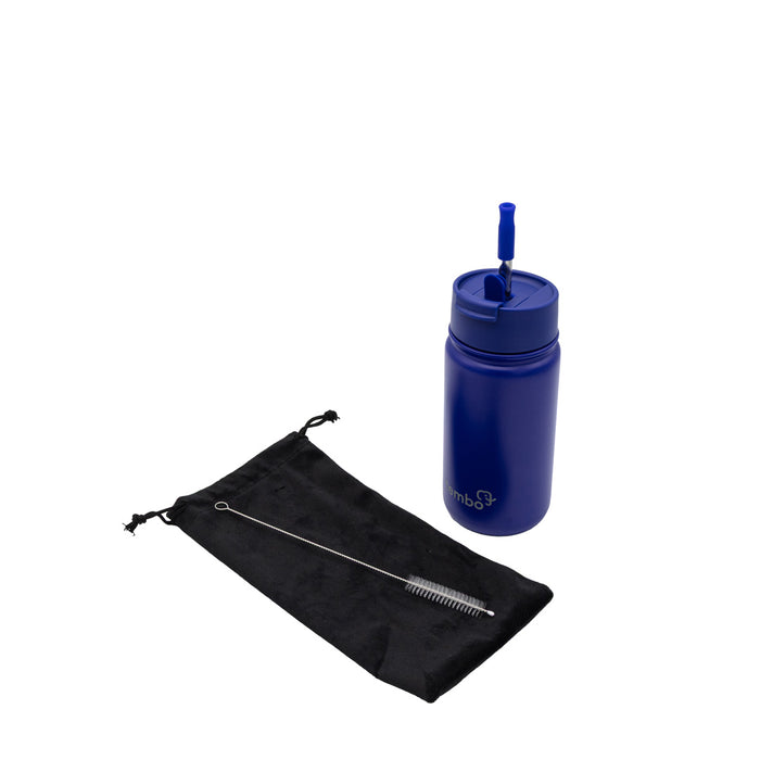 Tembottle Trisolation – Dreifach Isolierte Edelstahlflasche in Dunkelblau - 450ml