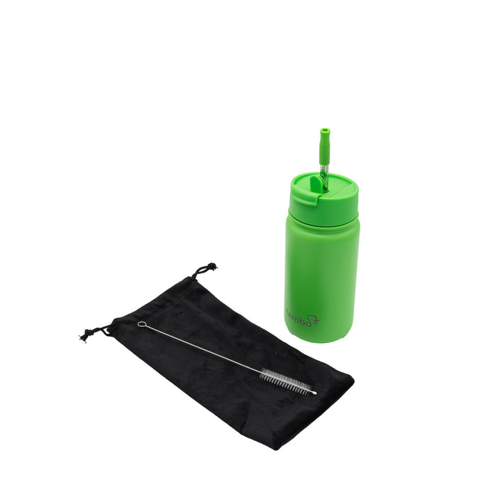 Tembottle Trisolation – Dreifach Isolierte Edelstahlflasche in Grün - 450ml
