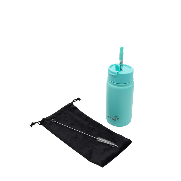 Tembottle Trisolation – Dreifach Isolierte Edelstahlflasche in Türkis - 450ml