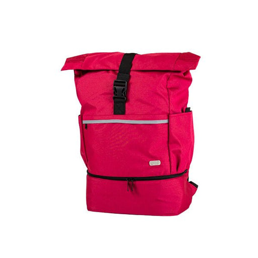 Tembo - ergonomischer 2in1 Laptop - Rucksack "Chiang Mai" Himbeere