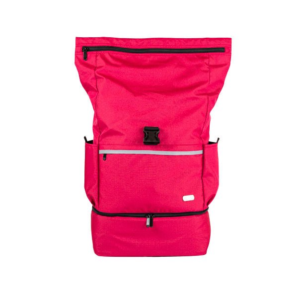 Tembo - ergonomischer 2in1 Laptop - Rucksack "Chiang Mai" Himbeere