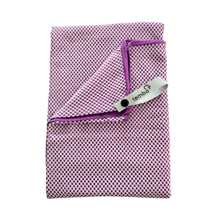 Tembody Bambus Reisehandtuch - Lila Gr.M